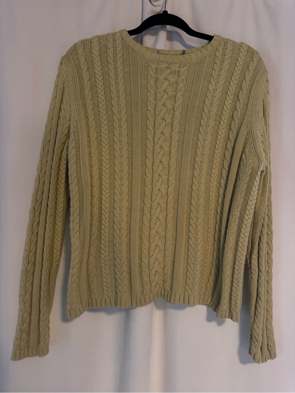 Women's Cable Knit Sweater - Cream